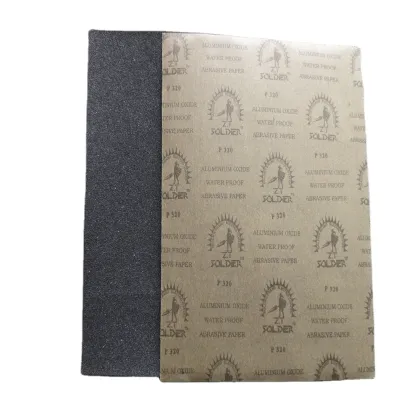 Hubei Zhongtai Soldier Brand Wet and Dry Sandpaper Factory Abrasive Sheets