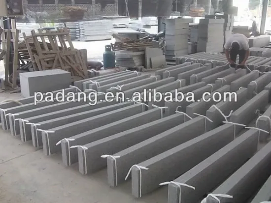 European Flamed Granite Kerbstone