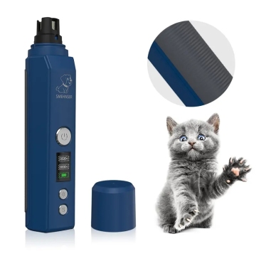 Portable Rechargeable Pet Nail Clipper Grinder for Cats and Dogs