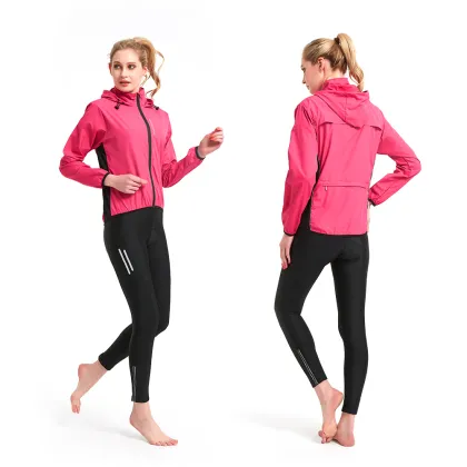 WOSAWE Women's Cycling Clothing Set: Windproof and Waterproof Sportswear