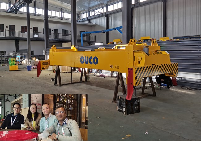 20-40FT-Electric telescopic container spreader