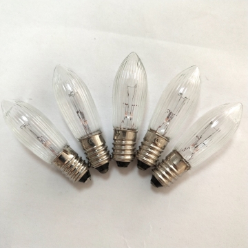 C6 E10 34V3W Sostituzione del ponte Candela Lampadina a incandescenza per decorazione natalizia