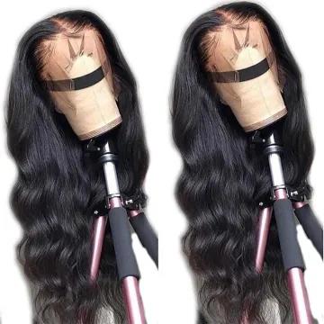 Wholesale Virgin Hair Vendors Cuticle Aligned Raw Virgin Hair Body Wave Lace Wig For Black Women13X6 Wigs Human Hair Lace Front