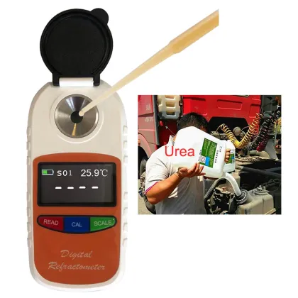 Portable 4-in-1 Digital Ethylene Glycol Coolant Antifreeze Refractometer