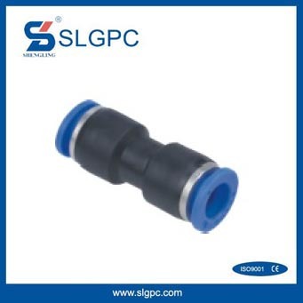 plastic pneumatic straight tube connector push in fitting