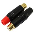 RCA Female Socket Adapter Audio Cable Connector