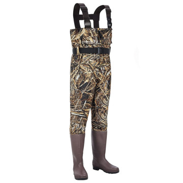 Waders for Fishing &amp; Hunting: Νεοπρένιο αδιάβροχο στήθος με κρεμάστρα, realtree max5 camo