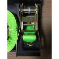 50mm Green Ratchet Tie Down Lashing Strap with Zinc Plating Surface