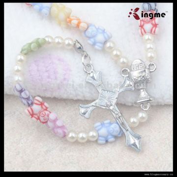 Lovely various design pattern Children first communion Catholic rosary