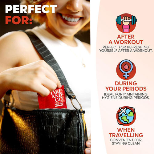 Khăn lau vệ sinh vùng kín dành cho phụ nữ có thể giặt được tùy chỉnh được đóng gói riêng