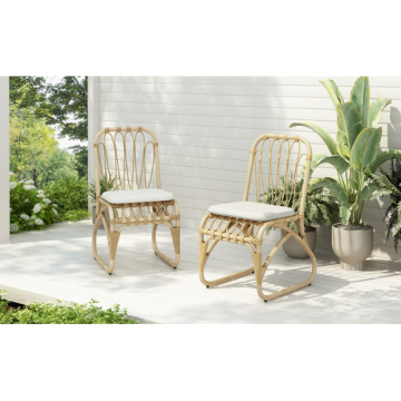 PE rattan dining chair