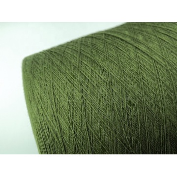 95%Nomex 5% para aramid 30S/2 yarn in green