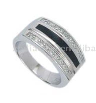 925sterling silver ring with CZ setting