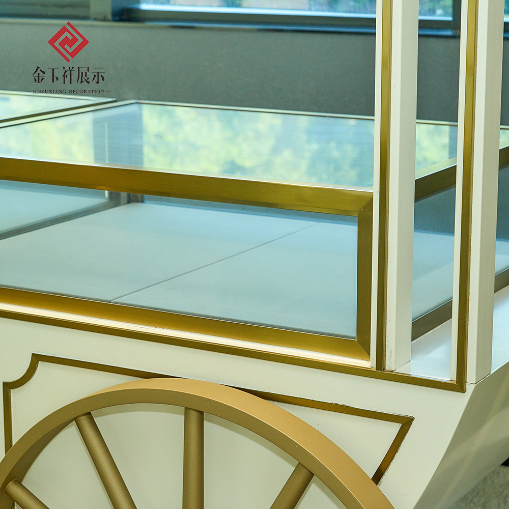 Gold Jewelry Display Cabinet