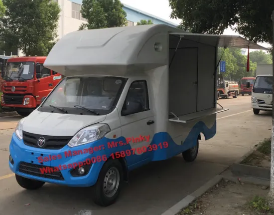 Small Food Truck Outdoor for Coffee Selling Business with oven or Microwave Fryer