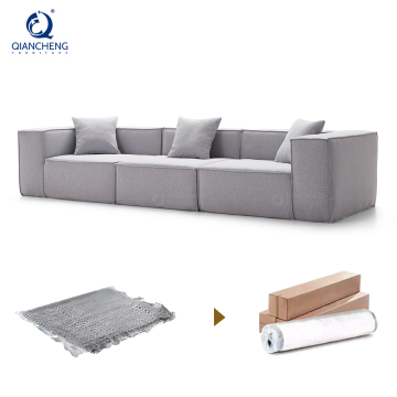 Sofa belakang tinggi minimalis moden yang ditetapkan untuk ruang tamu mewah mewah