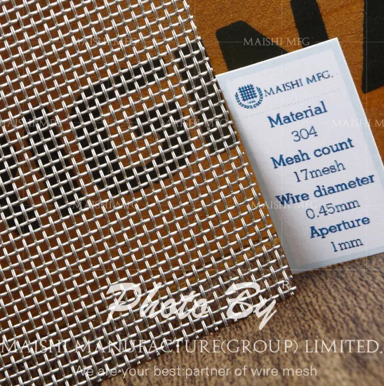 304 316L Stainless Steel Wire Mesh /Stainless Steel Screen Wire Mesh
