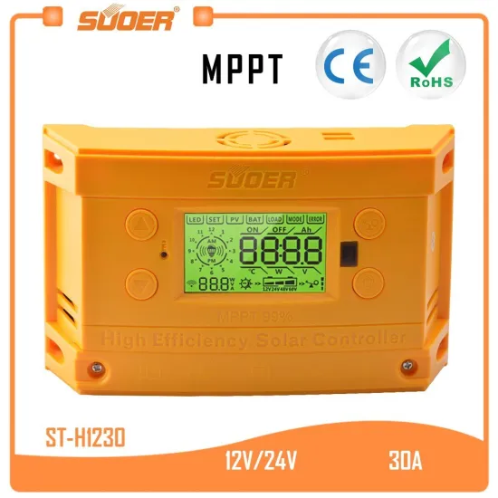 Suoer High Efficiency 12 Volt 24 Volt 30A MPPT Solar Charger Controller (ST-H1230A)