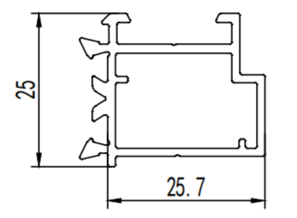 Wärmeleitungsdämmungstür Extrusionsform