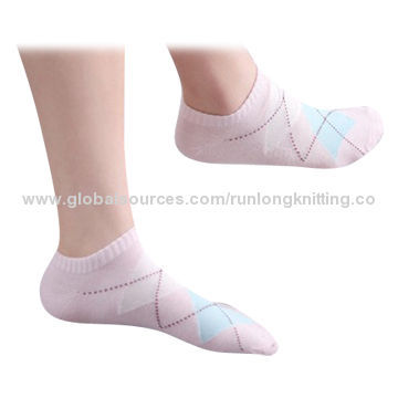 Women's Ankle Socks, Made of polyester