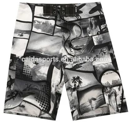 Mens casual seaside beach sarong shorts