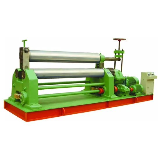 Three Roller Sheet Metal Rolling Machine for Small Plate Bending