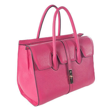 Real Leather or PU Handbag, Various Sizes and Colors Available, OEM Designs Welcomed
