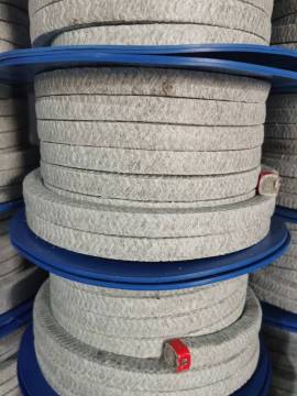 1 인치 25x25 mm 비 석면 PTFE 섬유 글 랜드 포장 화학 산업 기계적 밀봉 Ptfe 글 랜드 포장