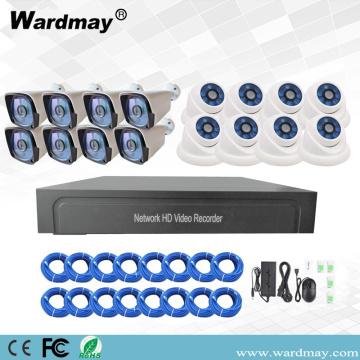 16chs 2.0MP H.265 IP Camera POE NVR Kits