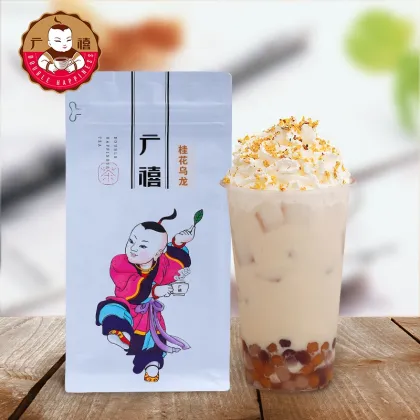 100g Double Happiness Osmanthus Oolong Pyramid Tea Bags for Bubble Tea: Your Perfect Tea Ingredient