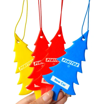 Custom Logo Car Air Freshener Hanging Trees Shape Perfume Freshener