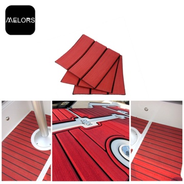 Melors Tapis en mousse de pont marin en faux teck pour bateau