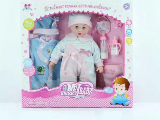 16" FIGURES WITH BOTTLE + CLOTHES