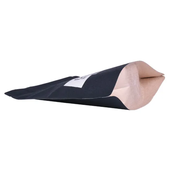 Factory price stand up kraft paper custom coffee pouch wholesale