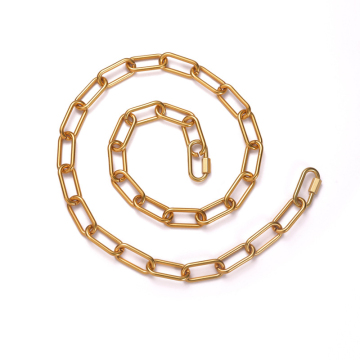 Luxury Alloy Vintage Gold Chain Bag Shoulder Strap