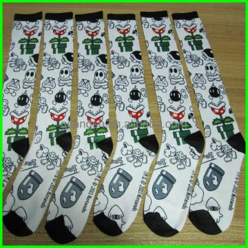 polyester custom sublimation socks