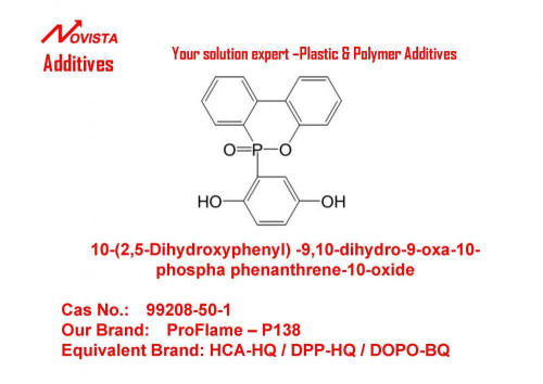 10- (2،5-ثنائي هيدروكسي فينيل) -10H-9-OXA-10-Phosphavenanthrene-10-Oxide DOPO-HQ 99208