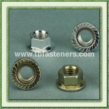 HEX FLANGE NUT DIN6923 M3 to M20