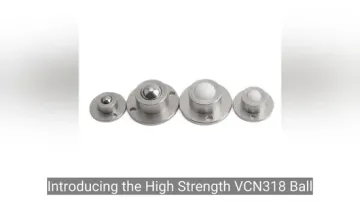 High Strength VCN318 Ball Roller Bearing Press-Fit Ball Transfers with Water Drain Hole Conveyor Components