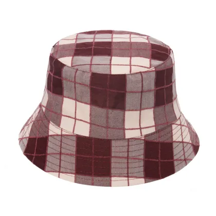 Ladies Summer Japanese Face covering Lattice Sun Hat