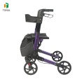 Gorąca sprzedaż aluminiowa składana Rollator z siedziskiem