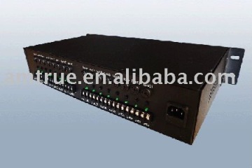 AC 24V 10A 2U 16Ch Rack mount power supply