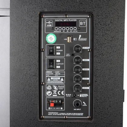 Bluetooth speaker watch power bank with wireless microphone