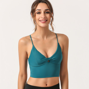 Fitness Ejercicio atlético Correr Sujetador Yoga Tops