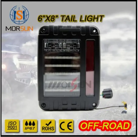 DC 12V/24V High Power Jeep Wrangler Tail Light 07-15 New US version Jeep tail light turn signal light