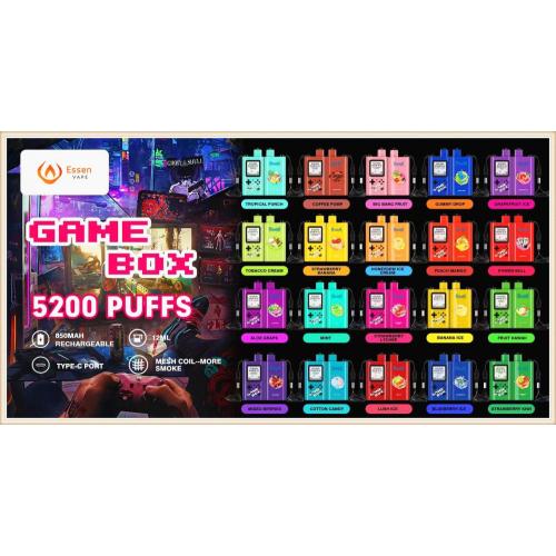 Randm Game Box 5200 Puffs Factory Vape desechable