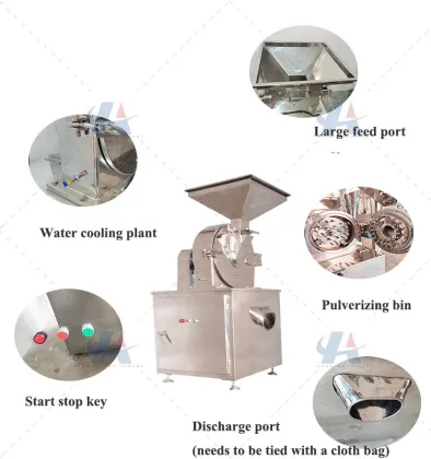 Industrial Powder Herb Grinder: Tea Leaf Cutter Chilli Coarse Crusher Machine