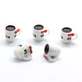 Nieuwe Charm Cat Cup Shaped Resin Cabochon Leuke Kralen 100 stks / zak DIY Craft Decoratie Kralen Charms Speelgoed Ornamenten