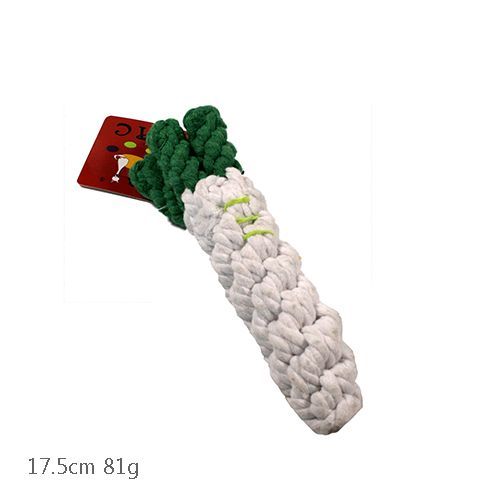 Groene ui gevlochten katoenen touw Dog Chew Toy