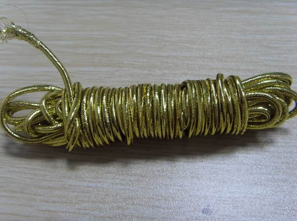 Custom Gold Metallic Elastic Cord Wholesale